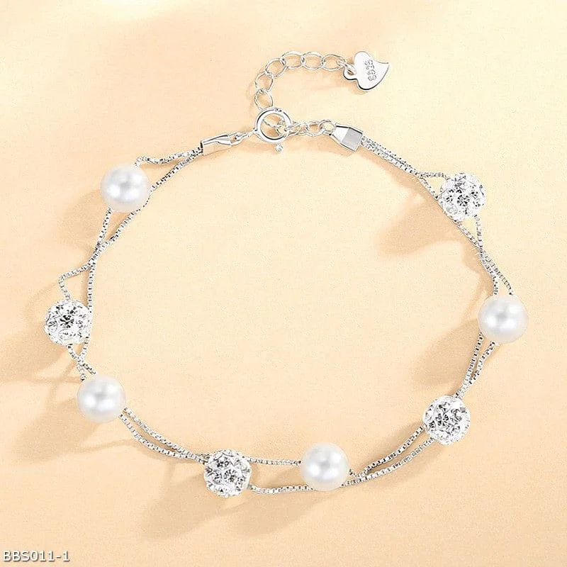 Ladies Bracelets for Prom Spark-Ladies Friendship Bond Bracelets -Original zircon shell beads  bracelet