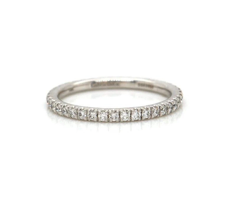 Ladies Flexible Fit Rings -Ladies Rings with Rose Quartz-New Gabriel & Co. 0.47ctw Diamond Eternity Band Ring in 14K