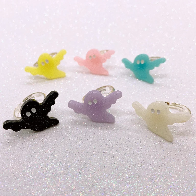 Ladies Robust Thick Rings -Ladies Rings for Teacher Shine-Instant Shipping! Pastel Ghost Ring (6 Colors)