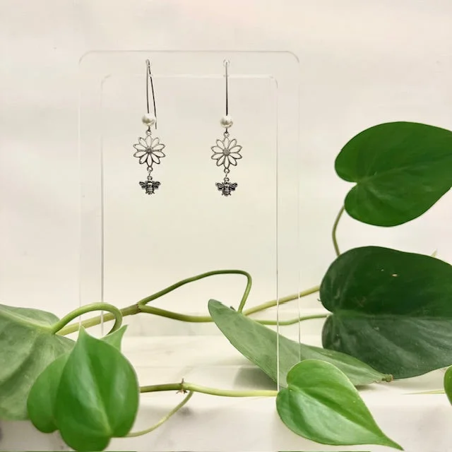 Ladies Striking Statement Earrings -Ladies Earrings Cool Shapes-Arch Earrings - Springtime Nectar