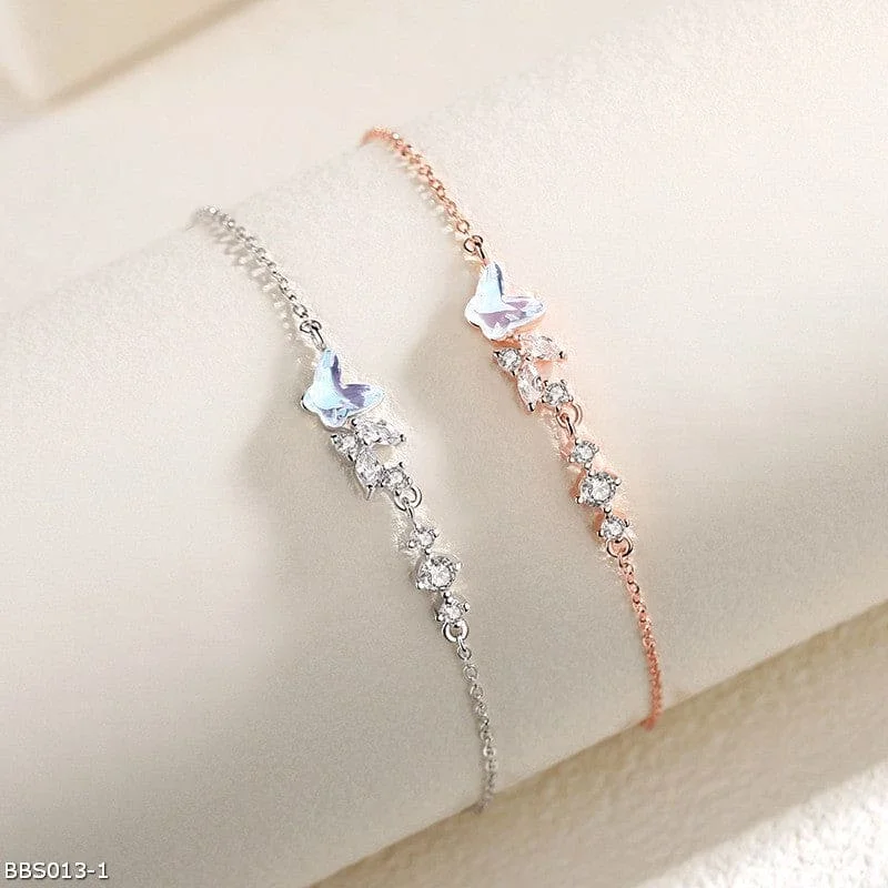 Ladies Bracelets Gift Spark-Ladies Gentle Touch Bracelets -Star dream butterfly zircon bracelet