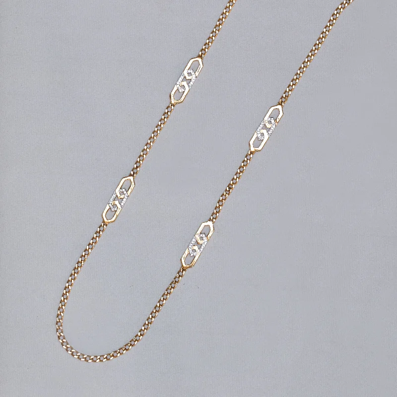 Ladies Necklaces with Pure Okenite-Ladies Dreamy Cloud Necklaces -Vintage Givenchy Gold Chain Necklace