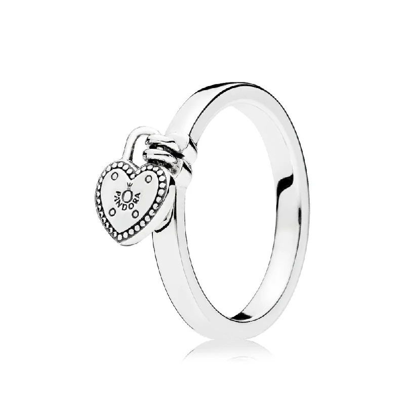 Ladies Open-Design Rings -Ladies Rings Boho Shine-Pandora Love Lock Ring 196571