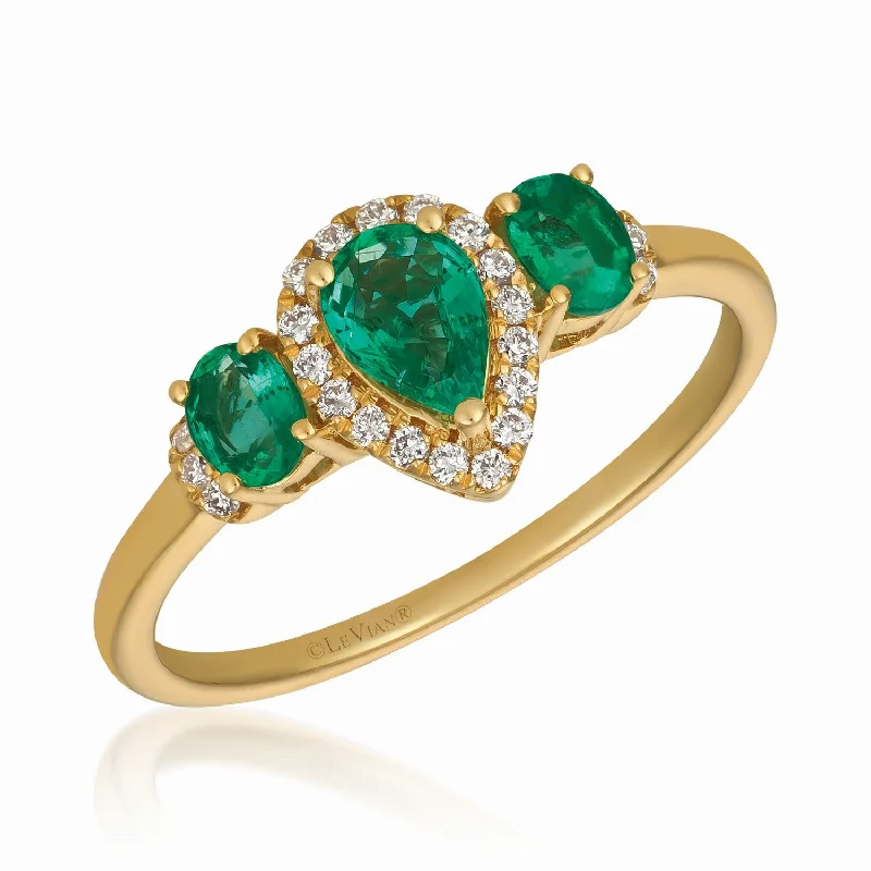 Ladies Peaceful Wave Rings -Ladies Rings for Volunteer Glow-Le Vian Costa Smeralda Emeralds™ Ring TQZI 73