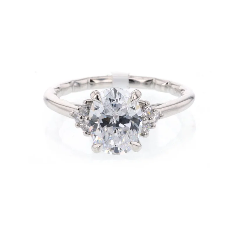 Ladies Engagement Rings with Danburite Spark-0.17 ctw Diamond Solitaire Engagement Ring