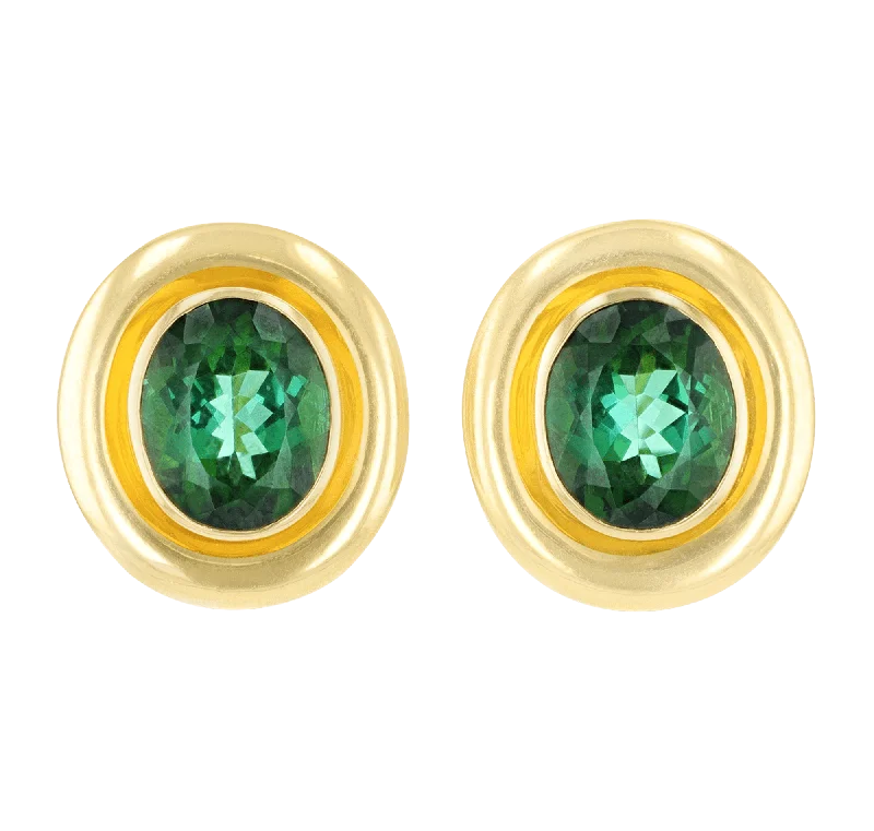 Ladies Polished Fine Earrings -Ladies Earrings for Mom Shine-Tiffany & Co. Tourmaline Earrings by Paloma Picasso, 12.55 carats