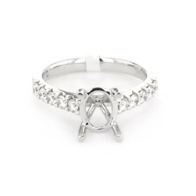 Ladies Engagement Rings Cloud Spark-0.49 ctw Diamond Solitaire Engagement Ring