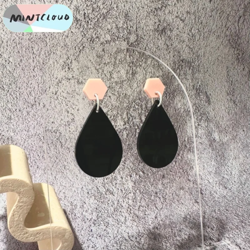 Ladies Fine Thread Earrings -Ladies Earrings with Moon Gems-Mintcloud Earrings - Manhattan*