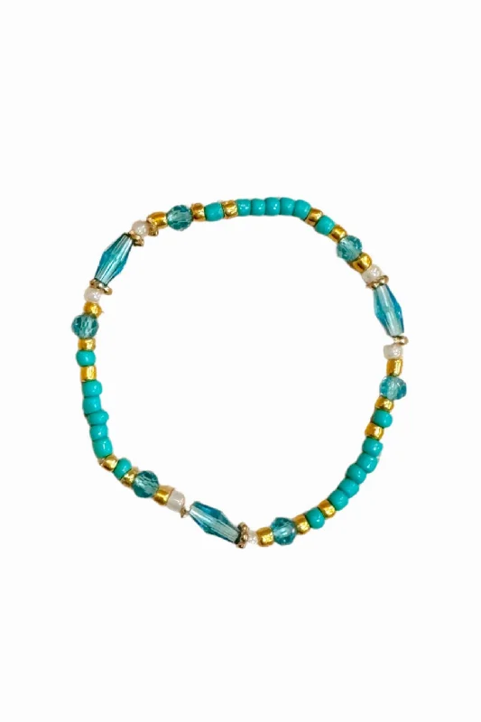 Ladies Bracelets with Cyan Euclase-Ladies Power Core Bracelets -Bahamas Bracelet, Crystal