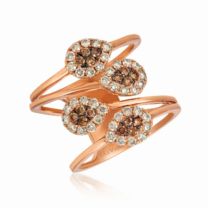 Ladies Inner Might Rings -Ladies Rings with White Colemanite-Le Vian Creme Brulee® Diamond Ring TRDF 44