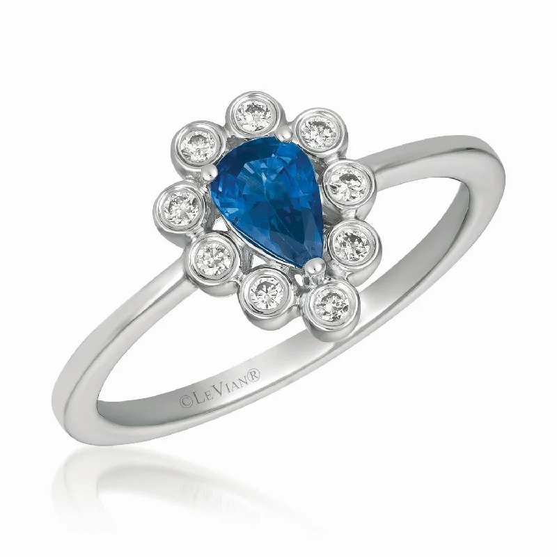 Ladies Winter Festive Rings -Ladies Rings with Flower Glow-Le Vian Blueberry Sapphire™ Ring TQZI 29