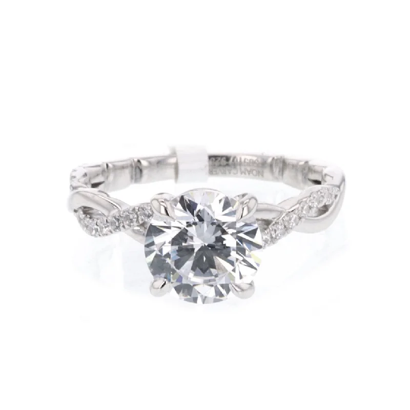 Ladies Engagement Rings Four Glow-0.17 ctw Diamond Solitaire Engagement Ring